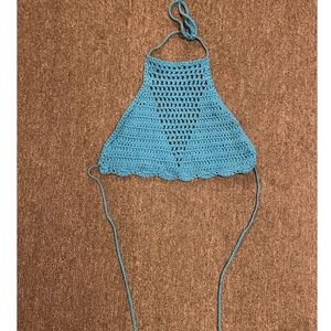 S/M Womens Handmade Crochet Halter Top
